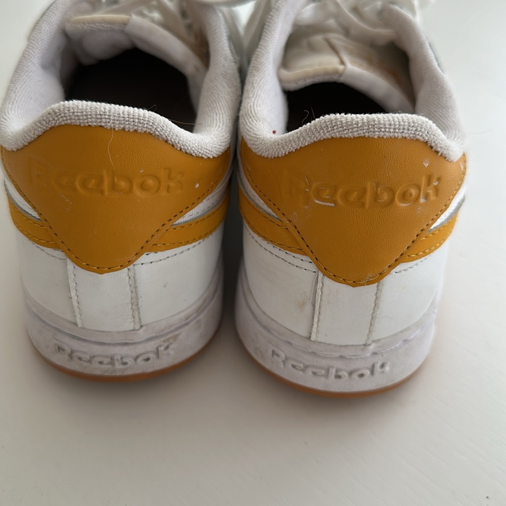 Reebok Women's White and Gold Sneakers - Picture 7 of 8